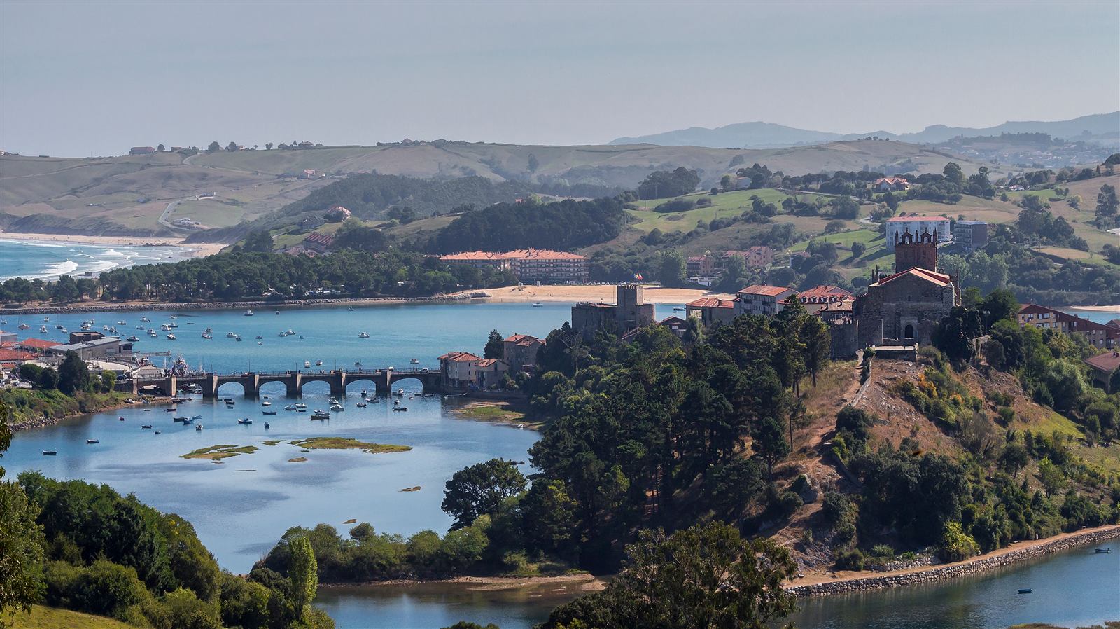 Estuario en la costa española