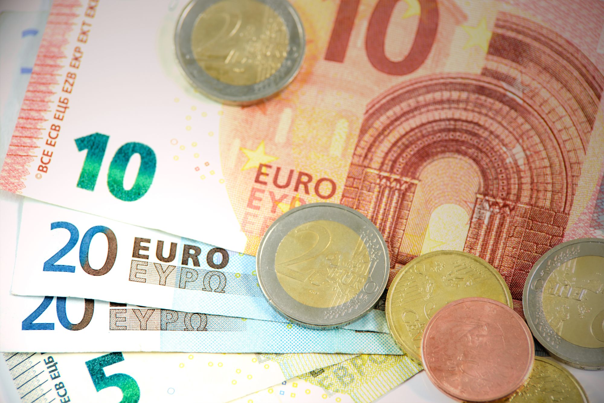 Billetes y monedas de euro