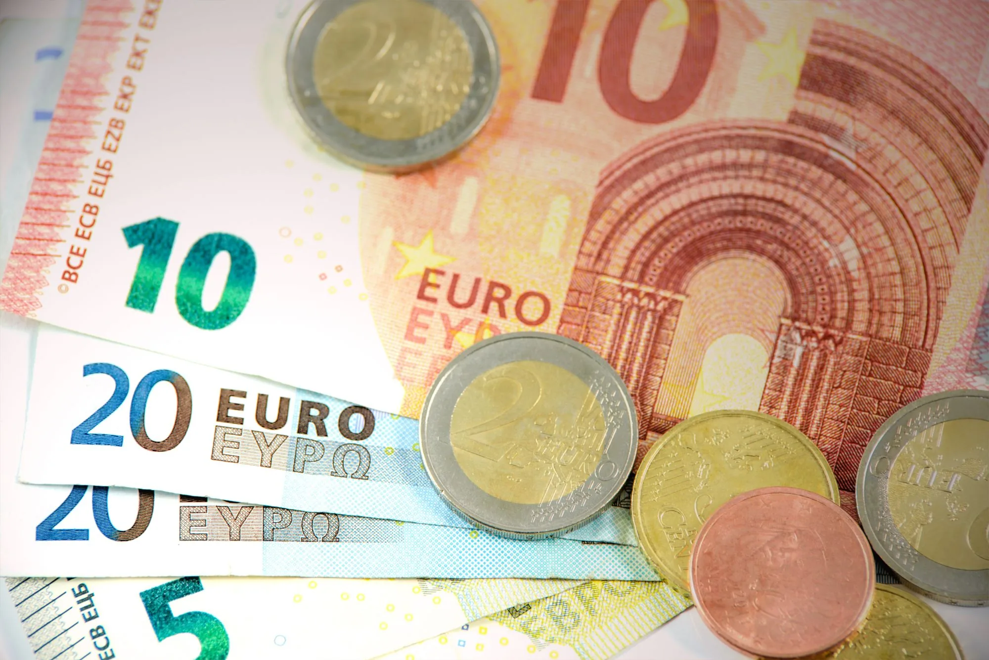 Billetes y monedas de euro