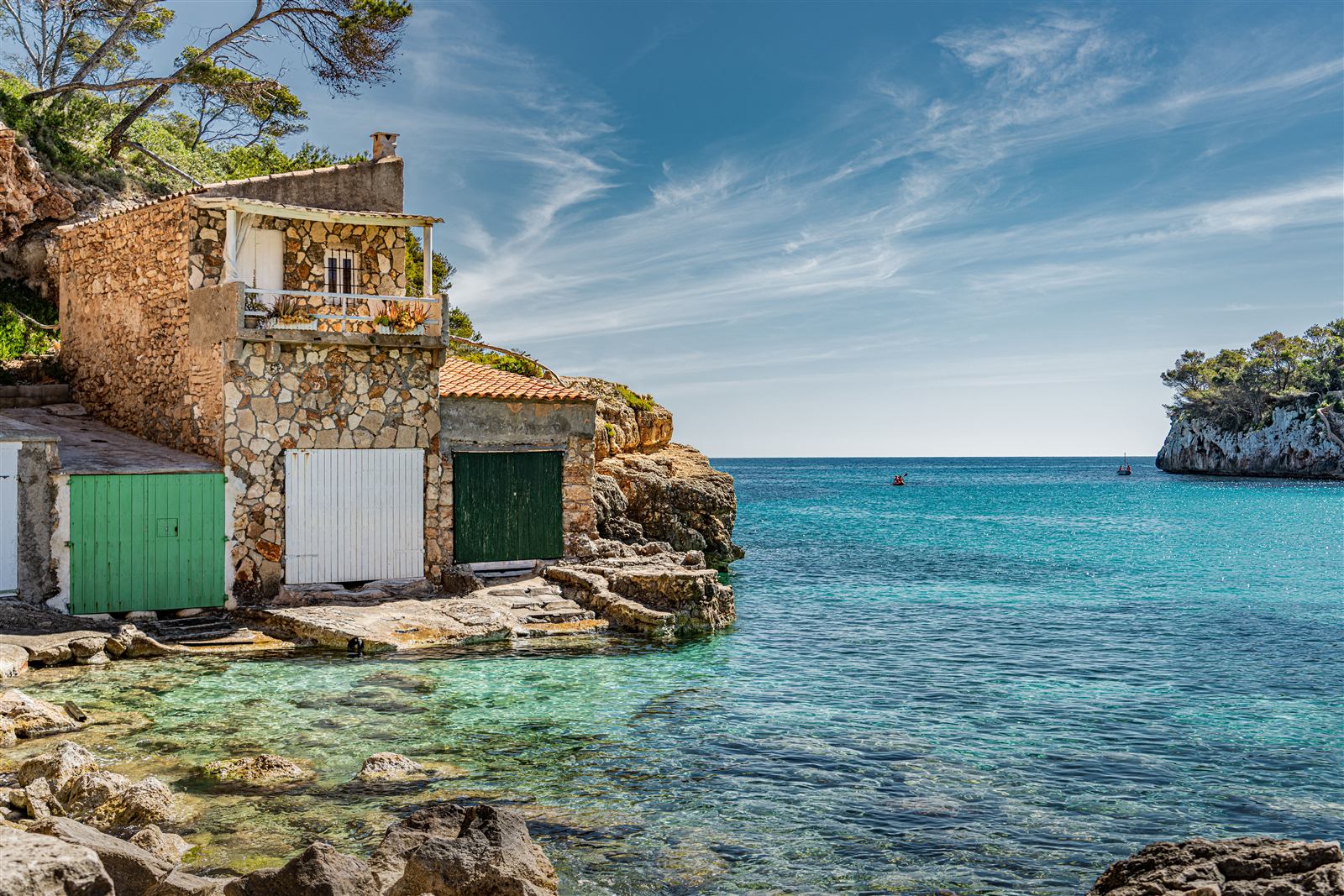 Casa junto a una cala en España